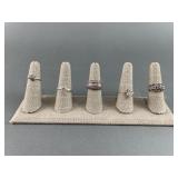 Marked Stealing Silver Rings