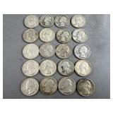 20 Silver Washington Quarters