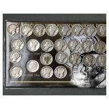 24 Mercury & 1 Roosevelt Silver Dimes