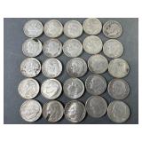 25 Roosevelt Dimes