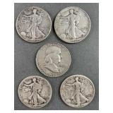 Mixed Silver Half Dollars