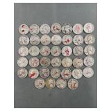 38 Silver Quarters Arcade Red & More