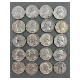 19 Silver Quarters & More