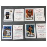 Hamilton Collection Porcelain Baseball Cards