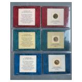 3 Gold Layered Indian Head Pennies