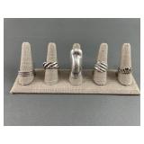 Marked Sterling Silver Rings