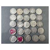 25 Roosevelt Silver Dimes
