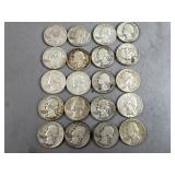 20 Silver Washington Quarters