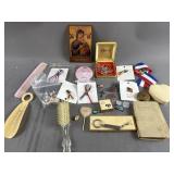Vtg Lot- Religious Medals & More