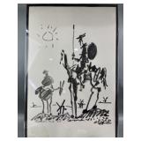 DCN Quixote Pablo Picasso Print & 1980 Poster