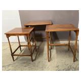 Edwardian Style Wood Nesting Tables