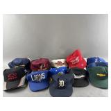 Lot Of Vtg Sports Hats & More