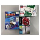 Ibico Laminator, Flashing Park Light & More