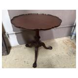 Antique Claw Foot Pie Crust Table