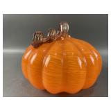 Hand Blown Glass Pumpkin