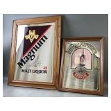 Strohï¿½s Magnum Mirrored Bar Signs