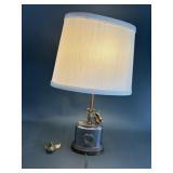 Epic Brass & Metal Swan Table Side Lamp