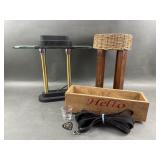 Post Modern Desk Lamp, Plant Stand & More
