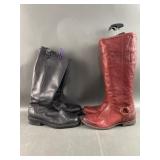 Ralph Lauren & John Frye Harness Boots Sz 10