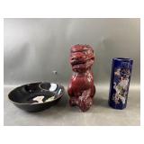 Foo Dog, Japan Vase & Otagin