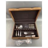 Community Plated Flatware in Box