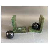 Italian Hand Carved Art Deco Bookends