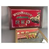 Weinhards & Seagrams Mirror Signs