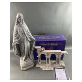 Cement Mary & Vatican Nativity
