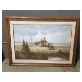 XL Signed G. Kremer MCM Painting