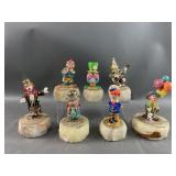 Signed by Ron Lee Clown Figurines