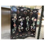 Chinese Lacquerware Folding Screen Panels