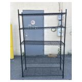 Large Metal Shelving Cart with No Wheels
