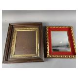 Antique Elaborate Frame & Vintage Mirror