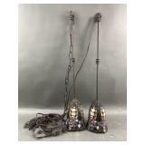 Hanging Stained Glass Lights