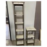 Orleans Gray Shelf w/ Faux Marble Laminate Shelves