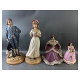 Exquisitely Painted Victorian Figurines