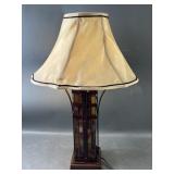 Lamp With Stained Glass Base