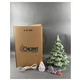 Gilcraft Ceramic Supply Tree & Mini With Lights