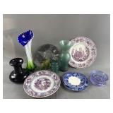 Hand Blown Art Glass Calla Lily & Collectibles