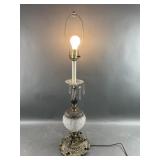 Hollywood Regency Crystal Lamp