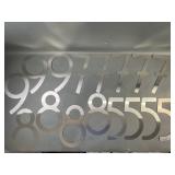 12 Inch House Numbers 9, 7, 8 & 5