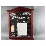 Stamped Course Golf Ball Collection In Case