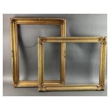 2 Antique Giltwood Frames