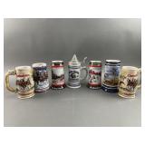 Ceramarte Beer Steins, Budweiser & More