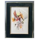 Framed Abstract Leonardo Nierman Art