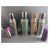 Vtg Stanley Aladdin Thermos, Contigo & More