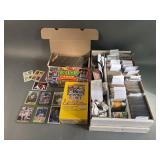 Variety Vtg 80ï¿½s & 90ï¿½s Baseball & Football Cards