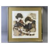 Signed Rosina Watchmeister "Two Musicians"