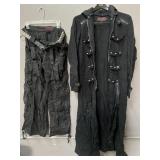 Tripp NYC Goth Sz L Coat & Sz M Pants
