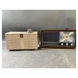 Vintage Montgomery Ward & RCA Radios & Clock